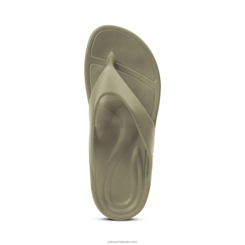 hombres ejército Aetrex flips ortopédicos maui 2TB4B328