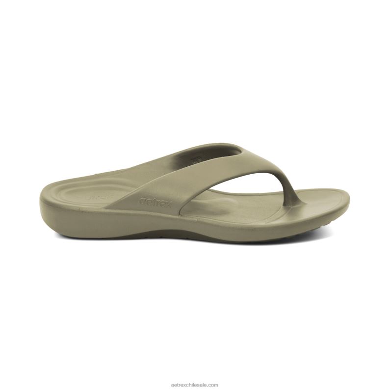 hombres ejército Aetrex flips ortopédicos maui 2TB4B328