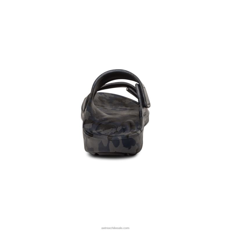hombres camuflaje azul marino Aetrex toboganes ortopédicos milos 2TB4B319