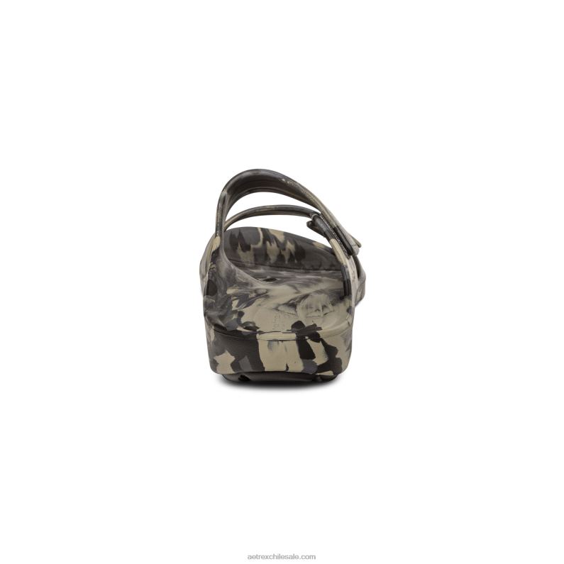 hombres camuflaje verde Aetrex toboganes ortopédicos milos 2TB4B318