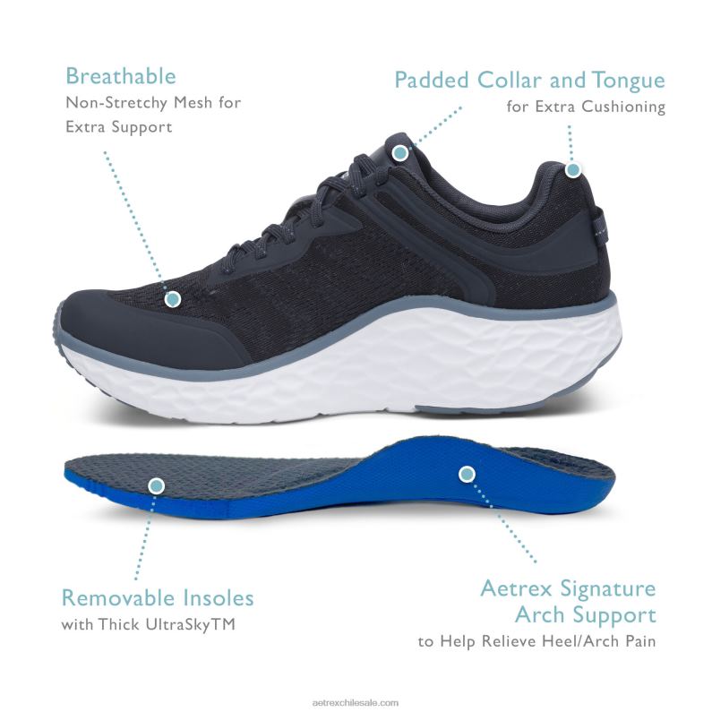 hombres Armada Aetrex tenis chase con soporte para el arco 2TB4B317