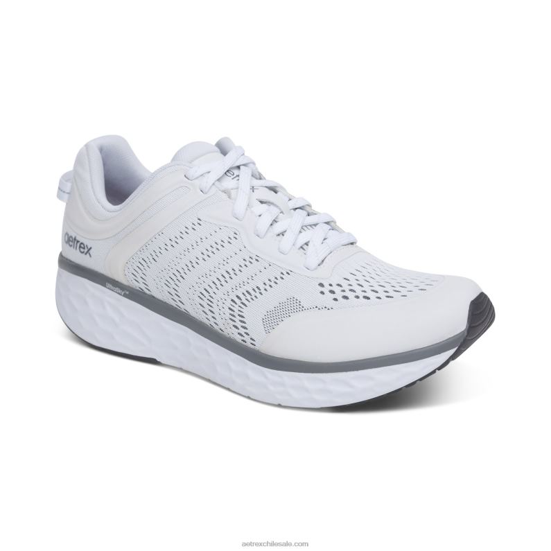 hombres blanco Aetrex tenis chase con soporte para el arco 2TB4B314