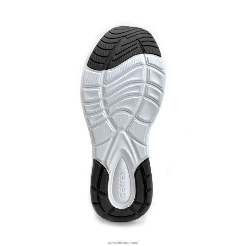 hombres gris Aetrex tenis chase con soporte para el arco 2TB4B316