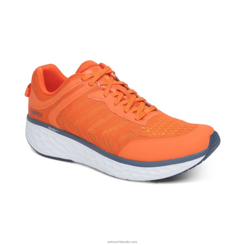 hombres naranja Aetrex tenis chase con soporte para el arco 2TB4B315