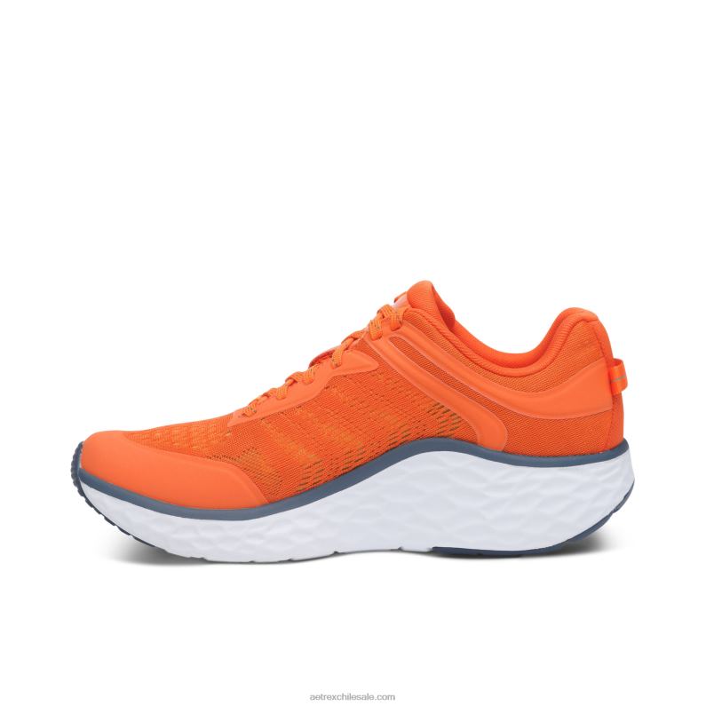 hombres naranja Aetrex tenis chase con soporte para el arco 2TB4B315