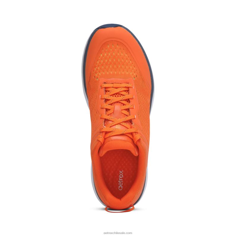 hombres naranja Aetrex tenis chase con soporte para el arco 2TB4B315