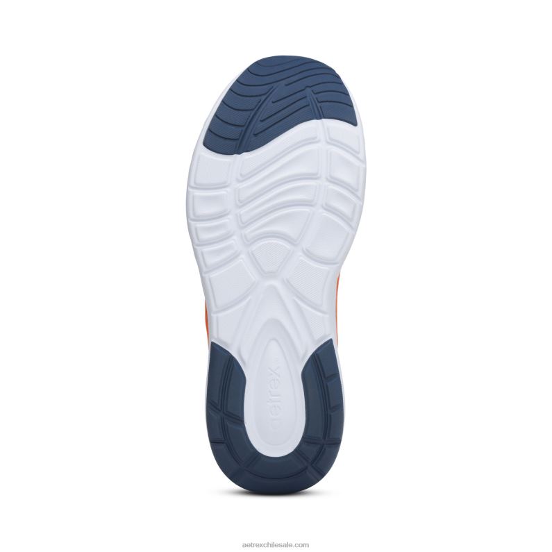 hombres naranja Aetrex tenis chase con soporte para el arco 2TB4B315