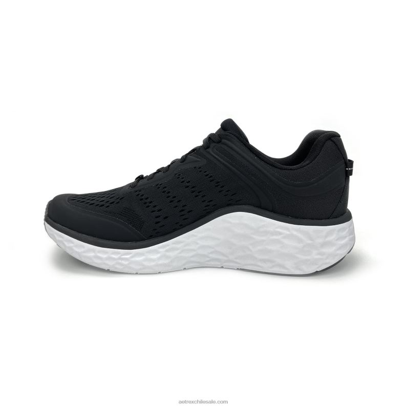 hombres negro Aetrex tenis chase con soporte para el arco 2TB4B313