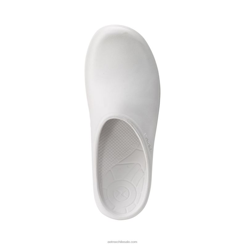 hombres blanco Aetrex zuecos ortopédicos bondi 2TB4B25