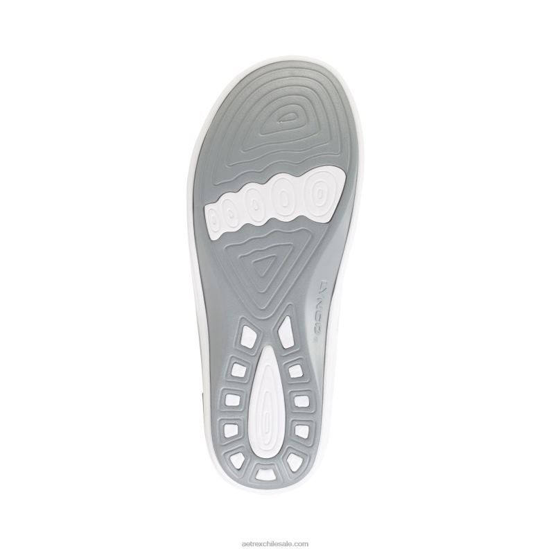 hombres blanco Aetrex zuecos ortopédicos bondi 2TB4B25