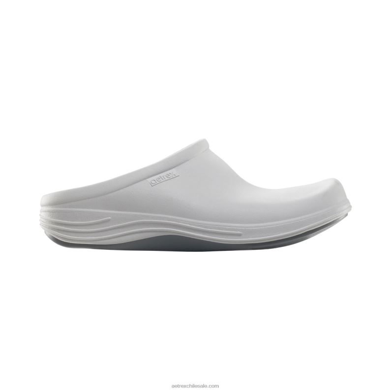 hombres blanco Aetrex zuecos ortopédicos bondi 2TB4B25