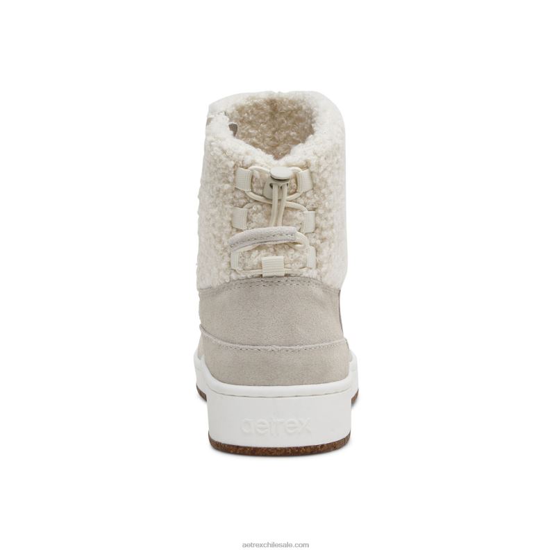 mujer blanco invierno Aetrex bota winnie 2TB4B162