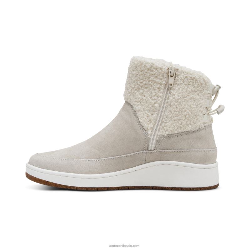 mujer blanco invierno Aetrex bota winnie 2TB4B162