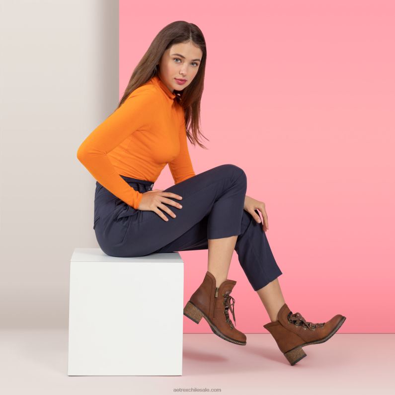 mujer cafe de caramelo Aetrex bota con soporte para el arco joleen 2TB4B72