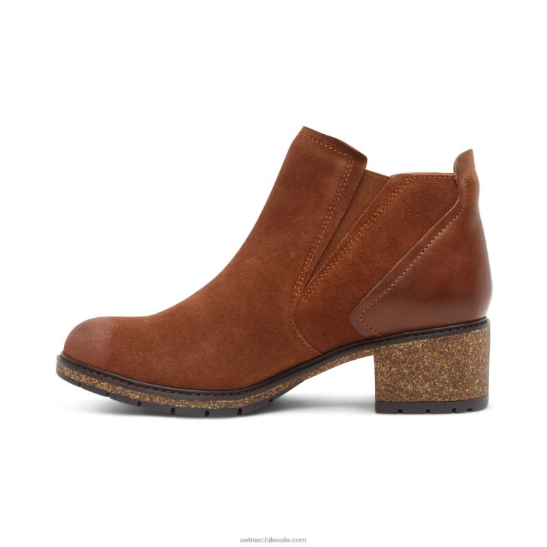 mujer cafe de caramelo Aetrex bota frankie 2TB4B77