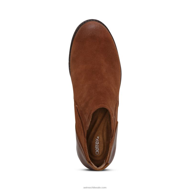 mujer cafe de caramelo Aetrex bota frankie 2TB4B77