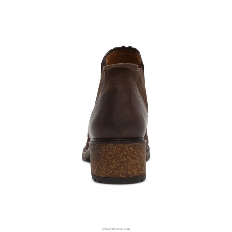 mujer marrón Aetrex bota frankie 2TB4B174