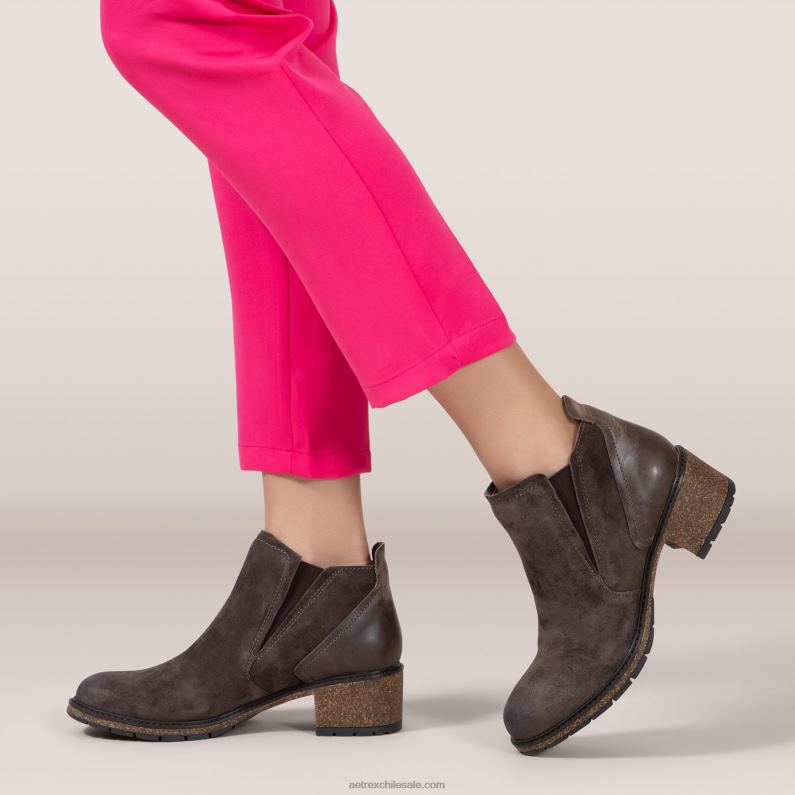 mujer marrón Aetrex bota frankie 2TB4B174