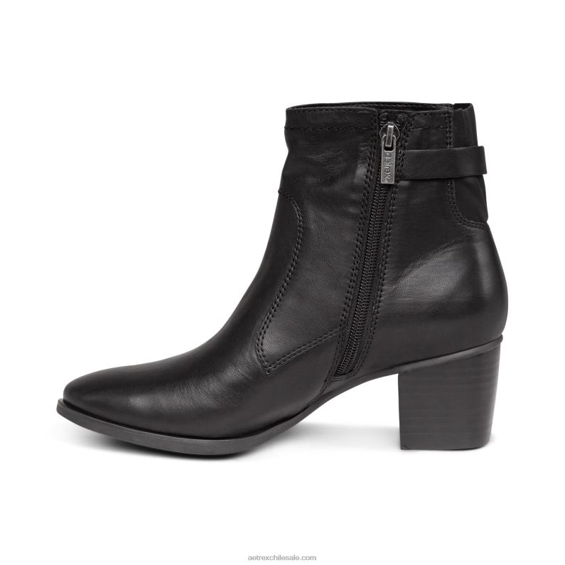 mujer negro Aetrex Bota resistente a la intemperie con soporte de arco rubi 2TB4B179