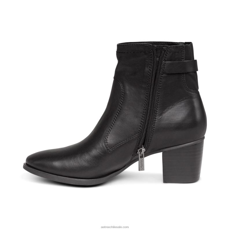 mujer negro Aetrex Bota resistente a la intemperie con soporte de arco rubi 2TB4B179