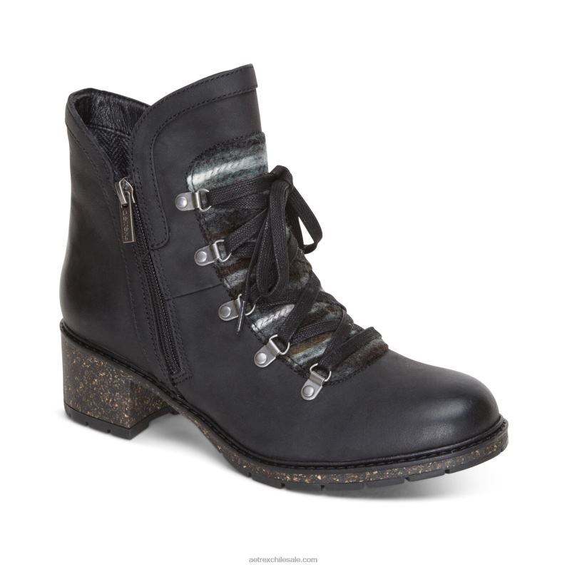 mujer negro Aetrex bota con soporte para el arco joleen 2TB4B114