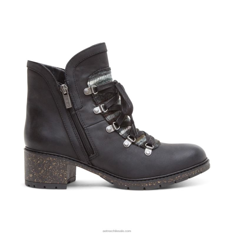 mujer negro Aetrex bota con soporte para el arco joleen 2TB4B114
