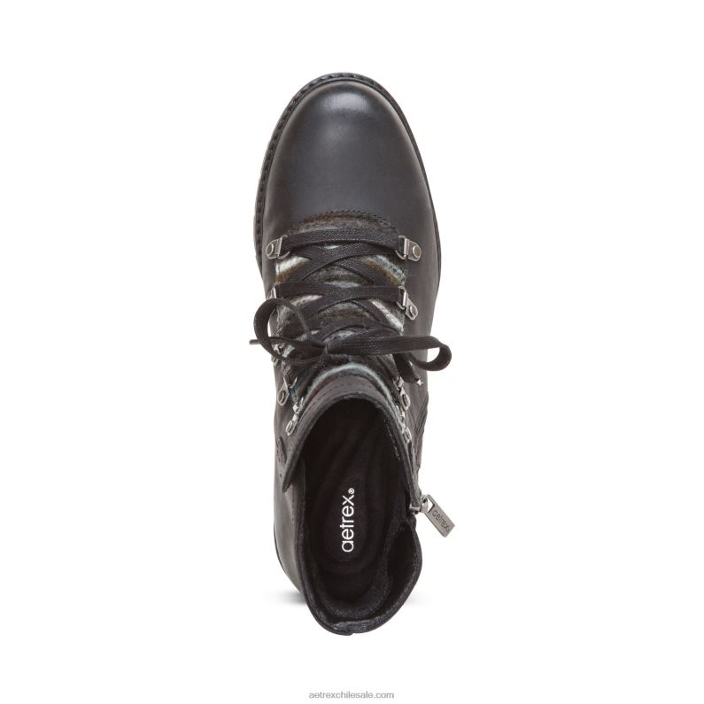mujer negro Aetrex bota con soporte para el arco joleen 2TB4B114