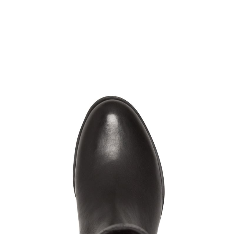 mujer negro Aetrex bota de montar vera con soporte para el arco resistente a la intemperie 2TB4B178