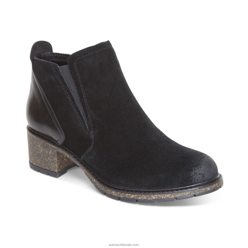 mujer negro Aetrex bota frankie 2TB4B78