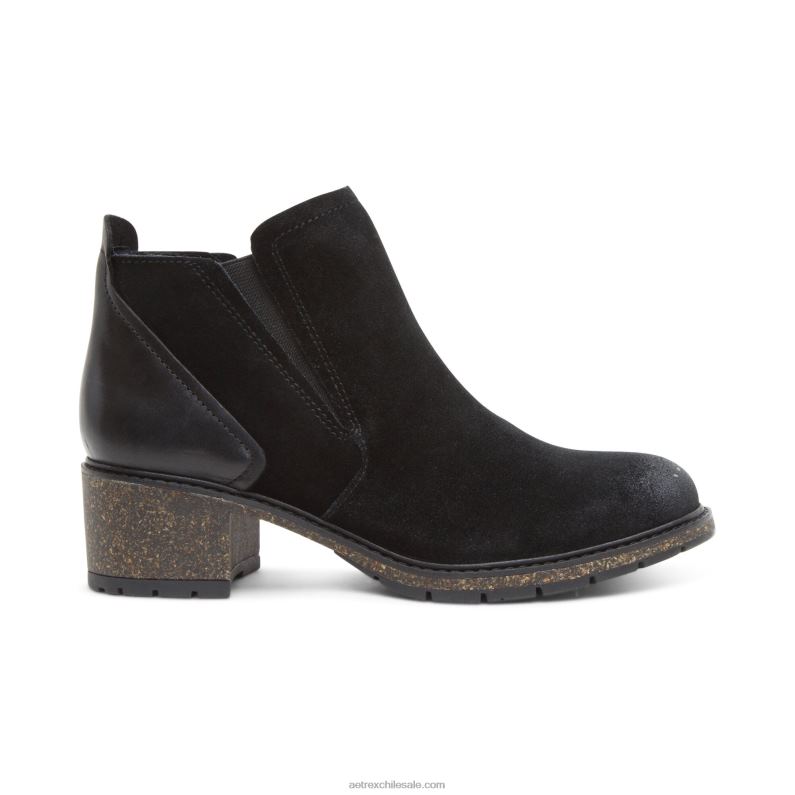 mujer negro Aetrex bota frankie 2TB4B78