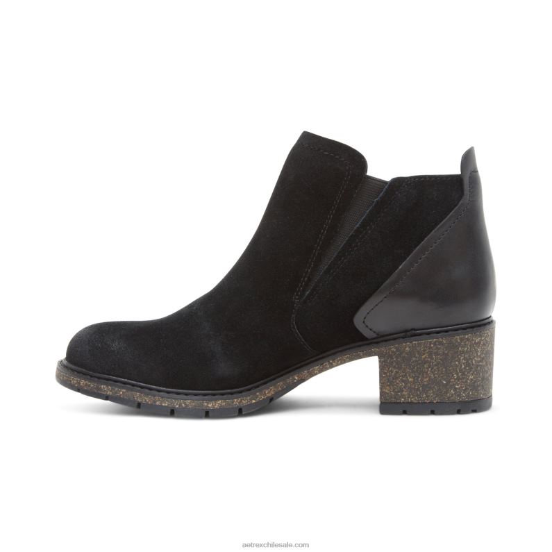 mujer negro Aetrex bota frankie 2TB4B78