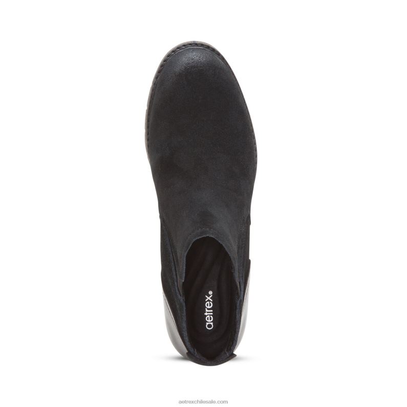 mujer negro Aetrex bota frankie 2TB4B78