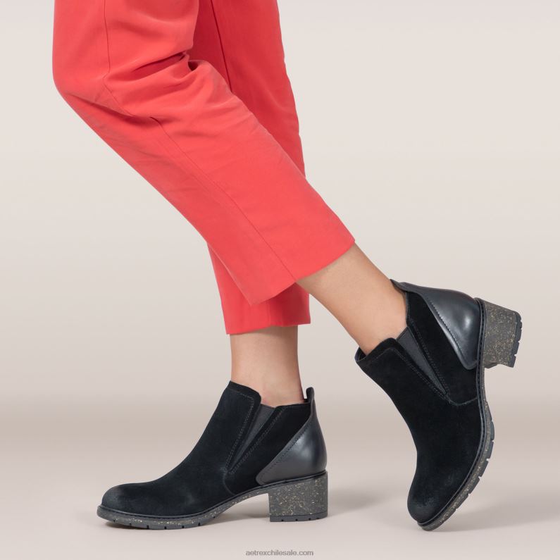 mujer negro Aetrex bota frankie 2TB4B78