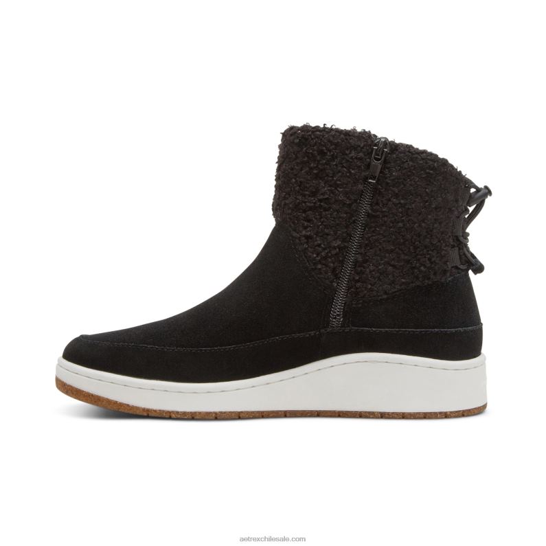 mujer negro Aetrex bota winnie 2TB4B176
