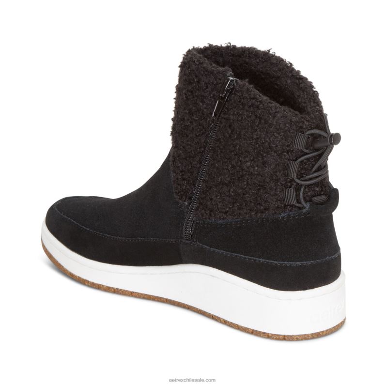mujer negro Aetrex bota winnie 2TB4B176