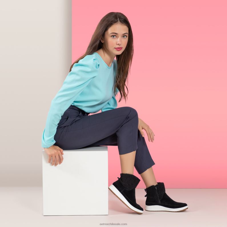 mujer negro Aetrex bota winnie 2TB4B176
