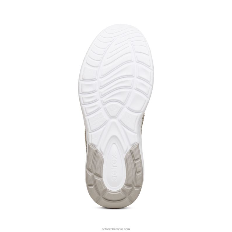 mujer gris pardo Aetrex zapatillas sin cordones harley 2TB4B286
