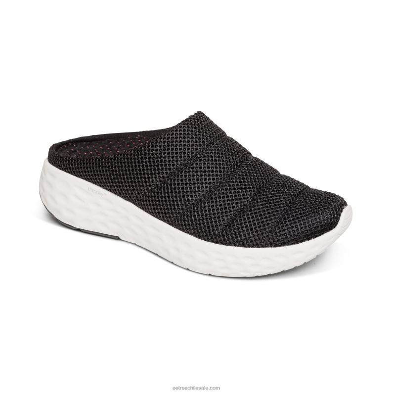 mujer negro Aetrex zapatillas sin cordones harley 2TB4B285