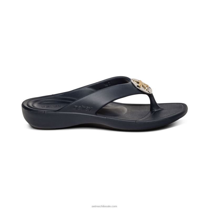 mujer Armada Aetrex Chanclas ortopédicas maui starfish 2TB4B271