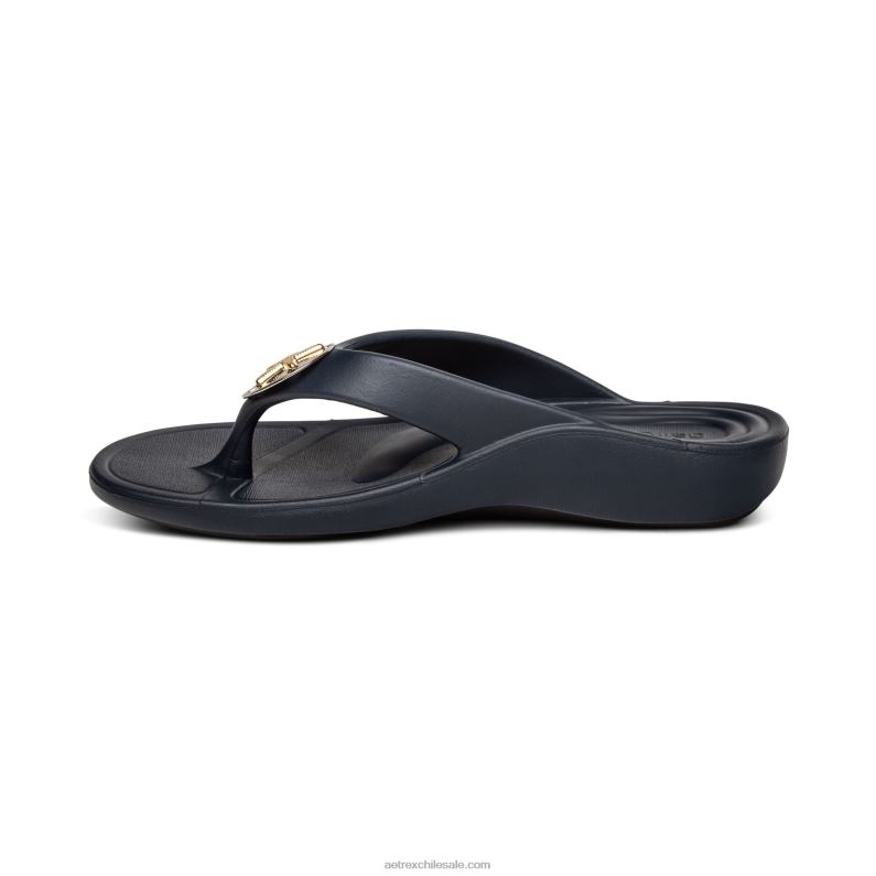 mujer Armada Aetrex Chanclas ortopédicas maui starfish 2TB4B271