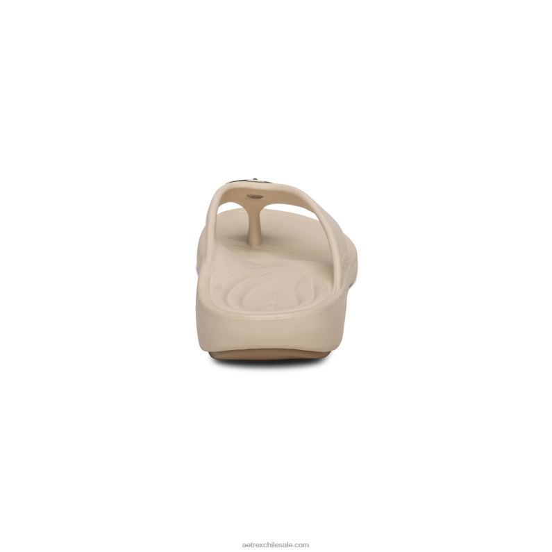 mujer Marfil Aetrex Chanclas ortopédicas maui starfish 2TB4B270
