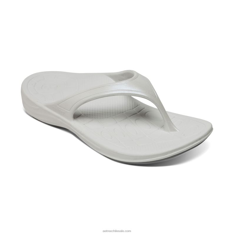 mujer blanco Aetrex flips ortopédicos fiyi 2TB4B36