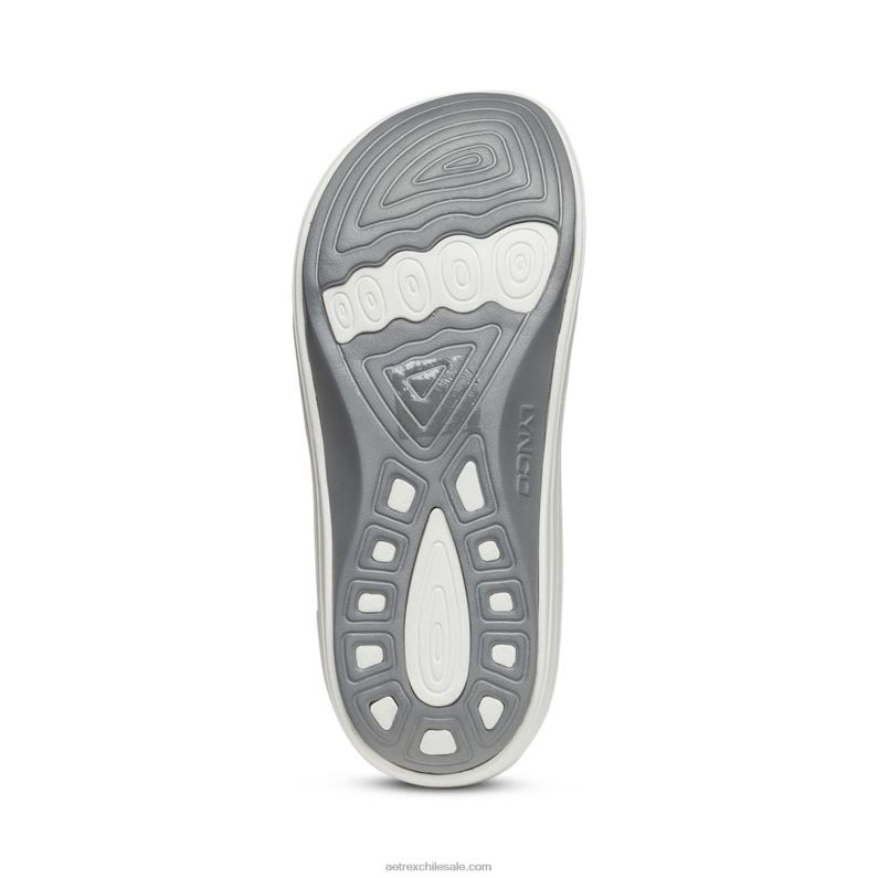 mujer blanco Aetrex flips ortopédicos fiyi 2TB4B36