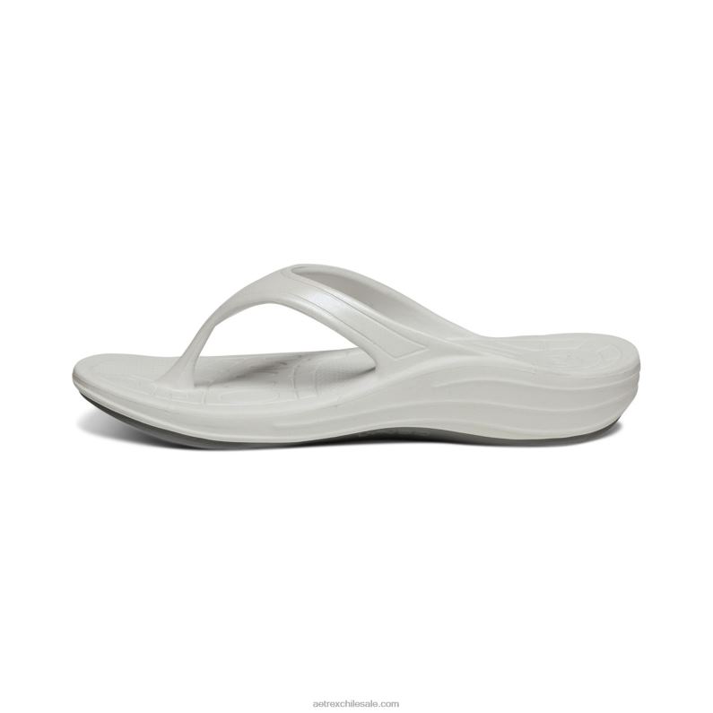 mujer blanco Aetrex flips ortopédicos fiyi 2TB4B36