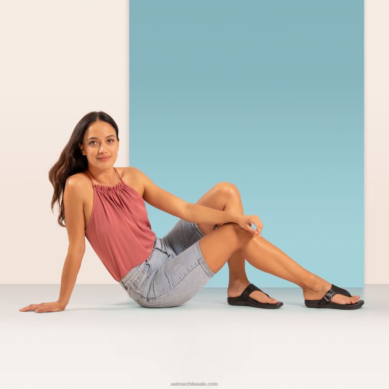 mujer bronce Aetrex sandalia Rita con tira ajustable 2TB4B51