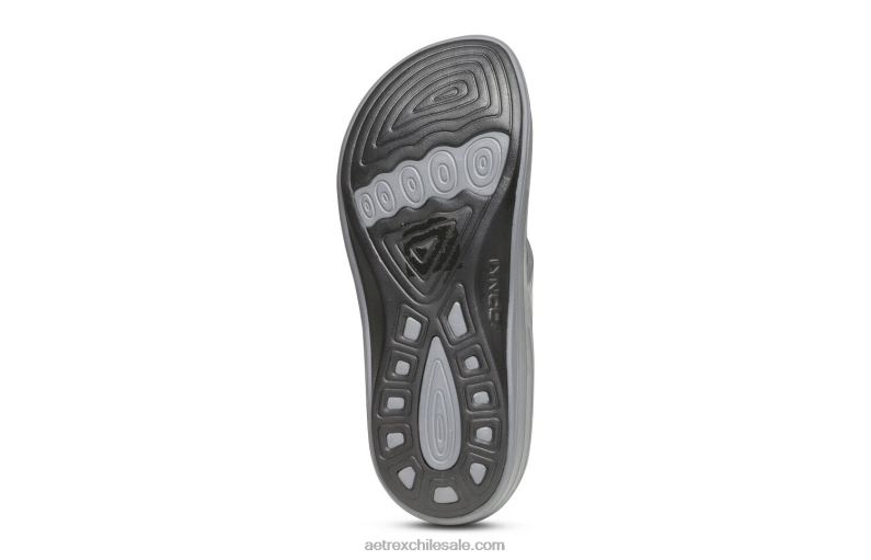 mujer carbón Aetrex flips ortopédicos fiyi 2TB4B17