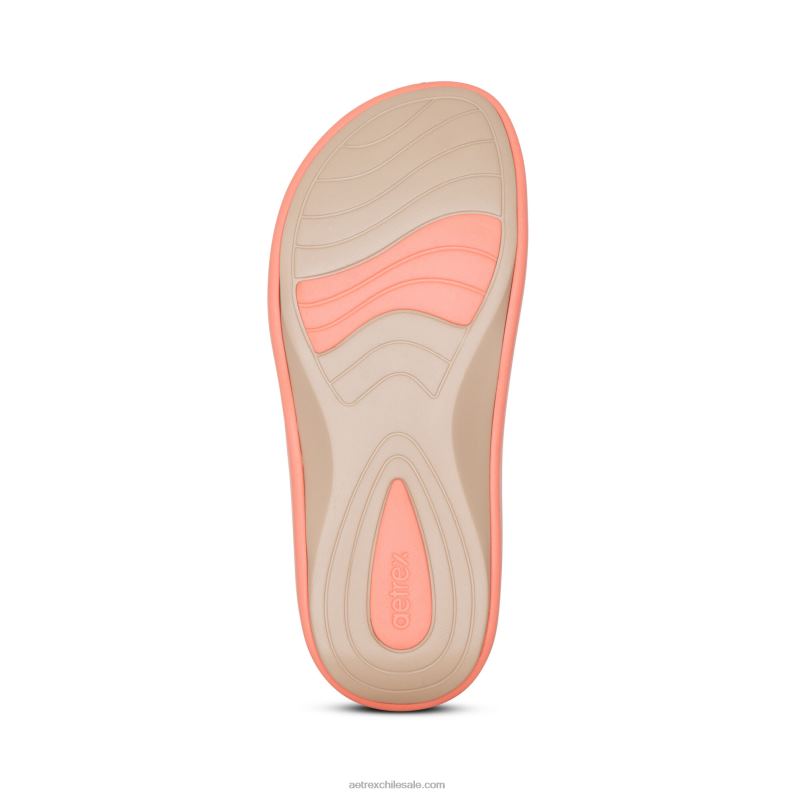 mujer coral Aetrex tobogán deportivo janey 2TB4B48