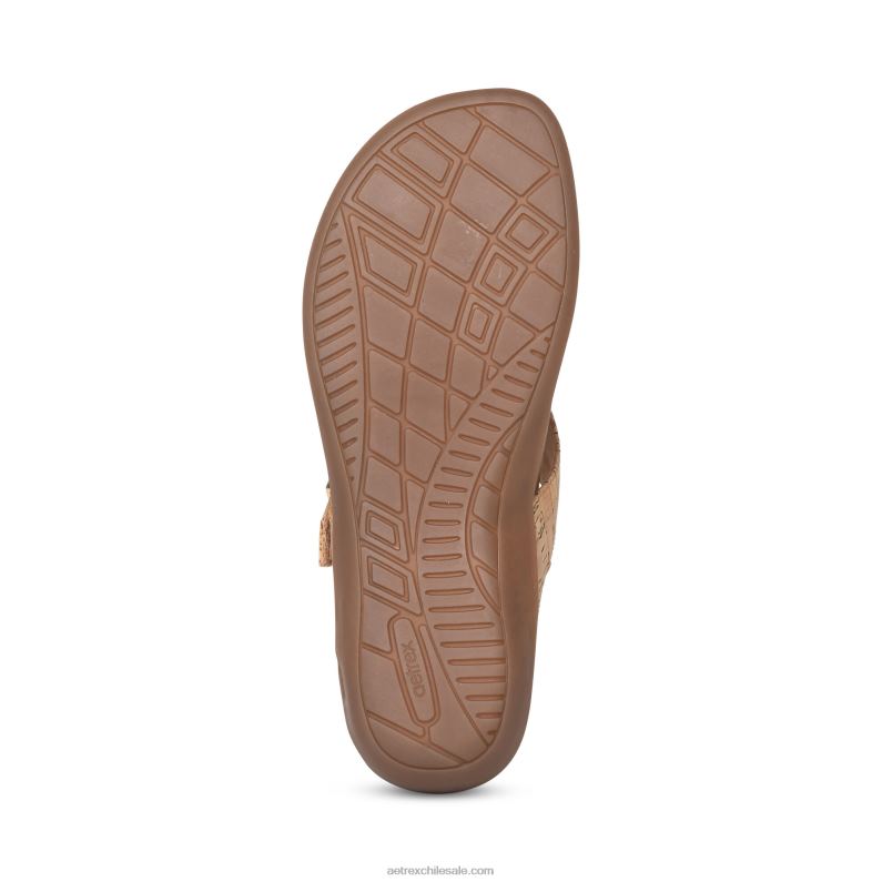 mujer corcho Aetrex sandalia Rita con tira ajustable 2TB4B86