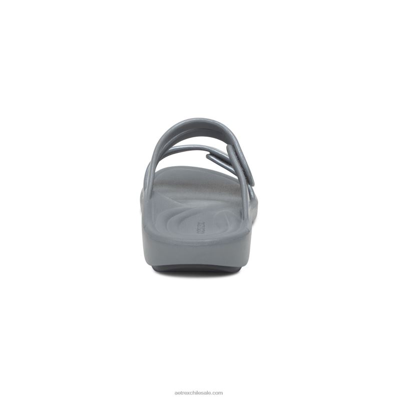 mujer gris Aetrex tobogán deportivo janey 2TB4B163
