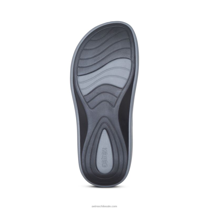 mujer gris Aetrex tobogán deportivo janey 2TB4B163